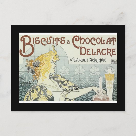 Vintage Lady Postcard Postkarte (Vorderseite)