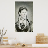 Vintage Lady Poster (Küche)