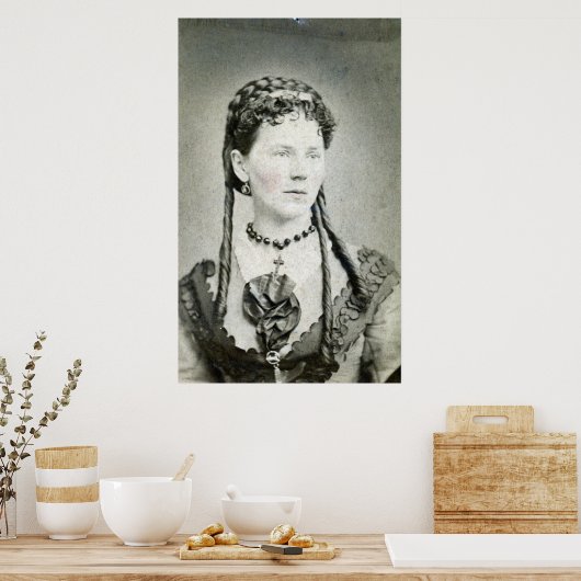 Vintage Lady Poster (Küche)