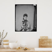 Vintage Lady Poster (Küche)