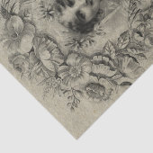 Vintage Lady Seidenpapier (Ausschnitt)