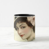 Vintage-Lady Tasse (Zentrum)