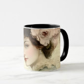 Vintage-Lady Tasse (VorderseiteRechts)