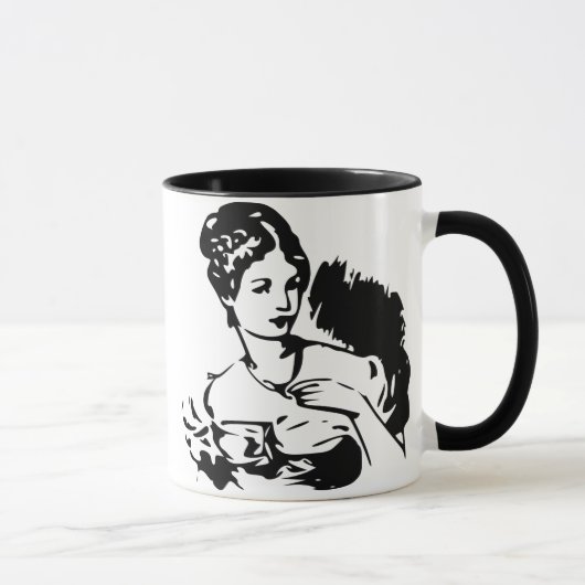 Vintage Lady Tasse (Rechts)
