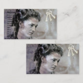 Vintage Lady Visitenkarte (Vorne/Hinten)