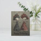 Vintage Lady Xeniana und Xanianna Postkarte (Stehend Vorderseite)