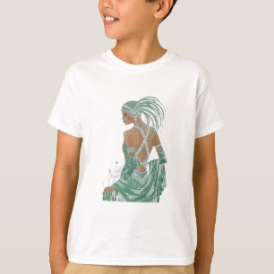 Vintage Ladys für grüne Kunstdrucke T-Shirt
