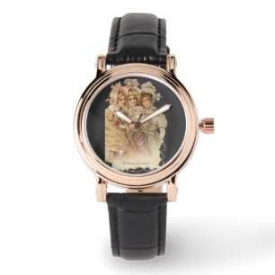 Vintage Ladys Viktorianisch Weihnachtsfeiertag Armbanduhr