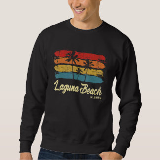 Vintage Laguna Beach Kalifornien Palmen Ca Retr Sweatshirt