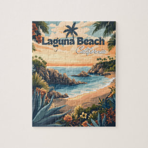 Vintage Laguna Beach Kalifornien Puzzle