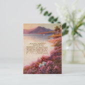 Vintage Lake District 1917 Geburtstag Postkarte (Stehend Vorderseite)