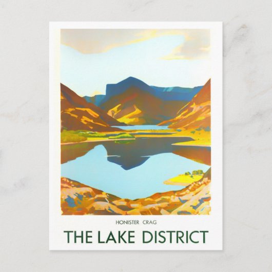 Vintage Lake District Britain Postcard Postkarte (Vorderseite)