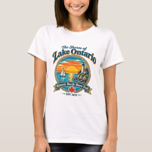 Vintage Lake Ontario Ufer Leuchtturm Shirt, Retro T-Shirt