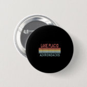 Vintage Lake Placid Adirondacks NY Button (Vorne & Hinten)
