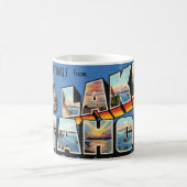 Vintage Lake Tahoe Gruß Kaffeetasse (Mittel)