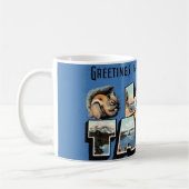 Vintage Lake Tahoe Gruß Kaffeetasse (Links)