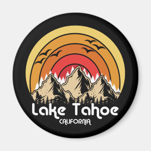 Vintage Lake Tahoe Kalifornien Magnet