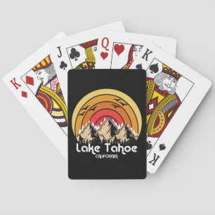 Vintage Lake Tahoe Kalifornien Spielkarten