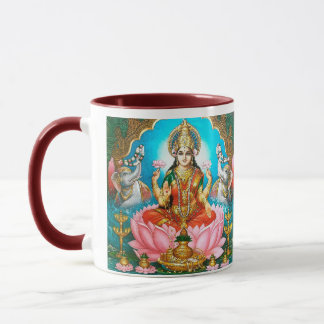 Vintage Lakshmi-Tasse-Göttin des Segen Tasse