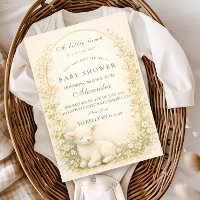 Vintage Lamb Meadow Arch Baby Shower