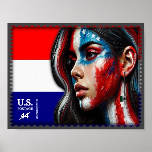 Vintage L'Amerique - Hisp Poster (Vorne)