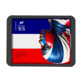 Vintage L'Amerique - Mslm Magnet (Horizontal)
