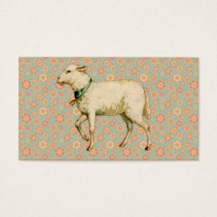 Vintage Lamm-Kunst