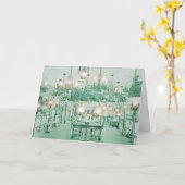 Vintage Lampe LIght-Anzeige Inspirationsmeldung Karte (Gelbe Blume)