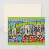 Vintage Lancaster PA Postkarte (Vorne/Hinten)