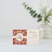 Vintage Land Bird Consulting Business Visitenkarte (Stehend Vorderseite)