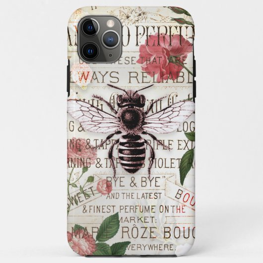 Vintage Landbiene Case-Mate iPhone Hülle (Rückseite)