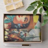 Vintage Ländervorstellung Seidenpapier (Geschenk)