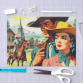 Vintage Ländervorstellung Seidenpapier (Handwerk)