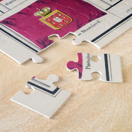 Vintage Landesflaggen Puzzle (Seite)