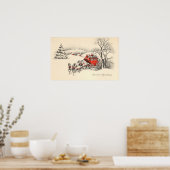 Vintage Landesseitenaufdruck Poster (Küche)