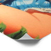 Vintage-Landfrau Poster (Ecke)