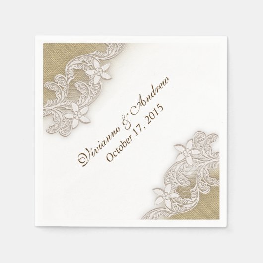 Vintage Landgala Serviette (Vorderseite)