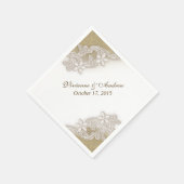 Vintage Landgala Serviette (Ecke)