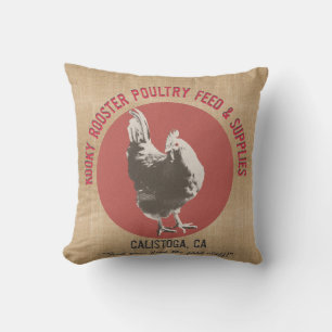 Vintage Landhausstil-Futtersack-Kissen Kissen