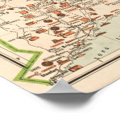 Vintage Landkarte der New England Industries (1919 Poster (Ecke)