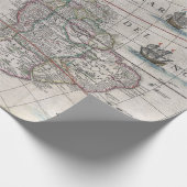 Vintage Landkarte des amerikanischen Sees Geschenkpapier (Ecke)