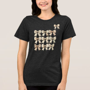 Vintage ländliche Eleganz Warmer Herbstkomfort Rip Tri-Blend Shirt