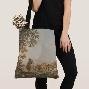Vintage ländliche Landschaftskunst Tasche