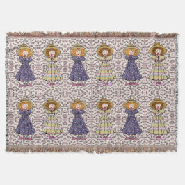 Vintage Landmädchen Decke