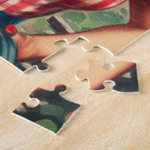 Vintage Landmädchen Puzzle (Seite)