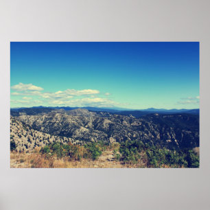 Vintage Landschaft Foto Kunst. Poster