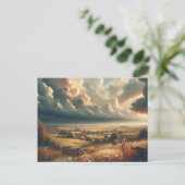 Vintage Landschaft Inspiration Postkarte (Stehend Vorderseite)