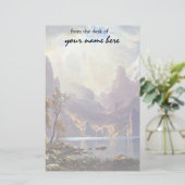 Vintage Landschaft, Lake Tahoe durch Albert Briefpapier (Stehend Vorderseite)