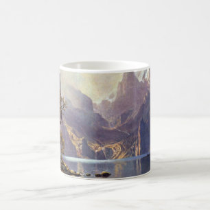 Vintage-Landschaft, Lake Tahoe von Albert Bierstad Kaffeetasse
