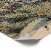 Vintage Landschaft Malerei Harlem River Poster (Ecke)